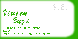 vivien buzi business card